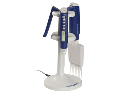 Soporte carga 3 posiciones p/pipetas o baterias