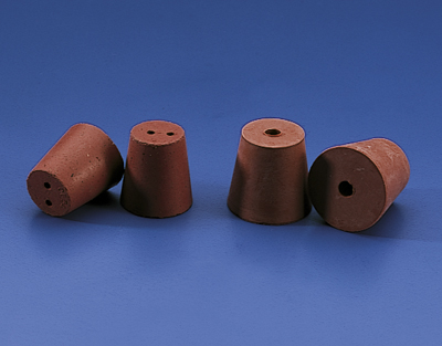 Conical stopper 2 hoses - 26x19 mm, h 28 mm
