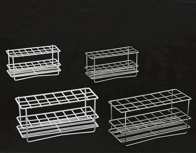 Portoir en fil plastifié 24 tubes D.16