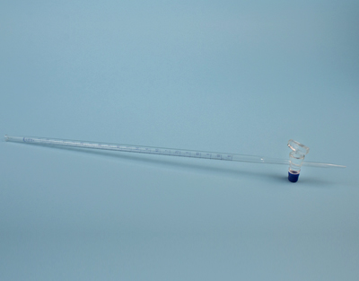 Burette à robinet droit en verre, classe A, 10mL
