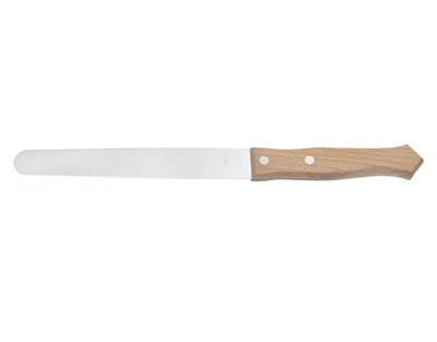 Espátula flexible mango madera, L.150mm