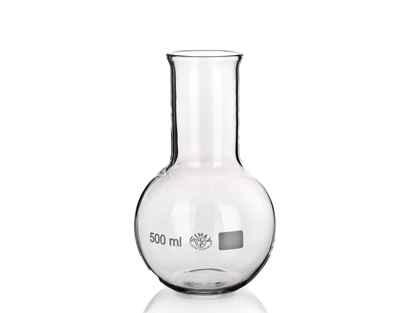 Ballon fond plat col large Simax 1000ml