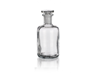 Transp. bottle s/glass m/narrow, 5 L