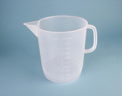 Carafe graduée forme basse PP, 5000 mL
