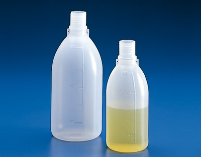 Bottles narrow neck without cap PE, 2000 ml, GL32