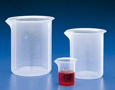 VASO PP GRADUADO FORMA BAJA, 2000 ML