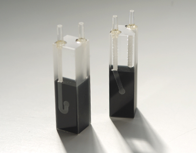 Flow through cell, glass, 10 mm, Z=8.5 mm