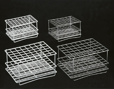 Portoir en fil plastifié 48 tubes  D.25