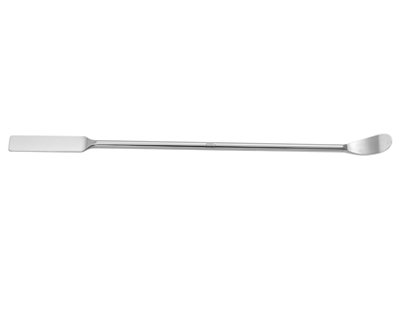 Espátula doble, una curva L.150mm