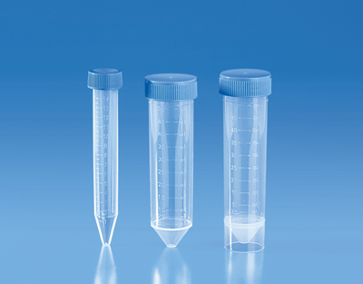 Tube à essai stérile base d'appui PP 50ml (100pcs)