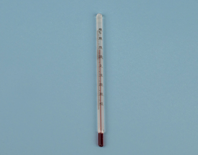 Solid-stem thermometer for refrigerator