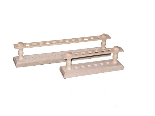Stand for 24 test tubes, holes diam. 16mm (2x12 holes)