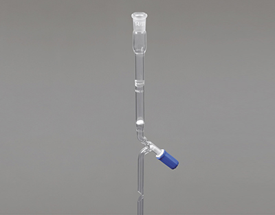 Columna vidrio p/cromatografía, llave aguja Teflón, 10x200 mm, unión 14/23