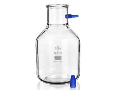 Fiole à vide à tubulure plastic 5L, Simax
