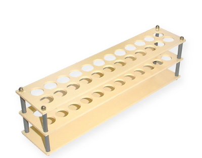 Rack PVC 24 (2x12) tubes of 17 mm