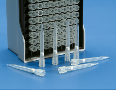 Puntas c/filtro estéril rack Eppendorf 20-300 µl (96p)
