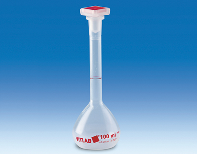 Fiole jaugée VITLAB PMP transparente 25ml