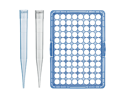 Pipette tips, PP, non-sterile, colorless, 0.5 - 5 ml, a bags à 200