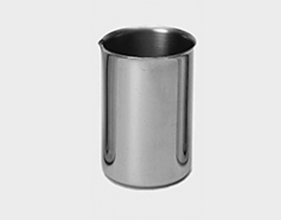 Bécher inox AISI 304 avec bec 1000 ml