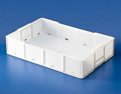 CUBETA BAJA C/ORIFICIOS DRENAJE, 540X350X110 MM