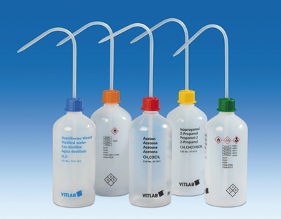 Frasco lavador b/estrecha 500 mL 