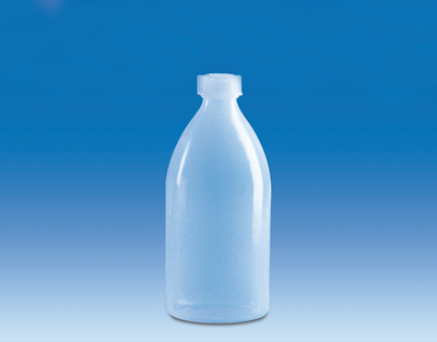 Narrow-mouth bottle, PE-LD, with screw cap, PE-LD, 100 ml
