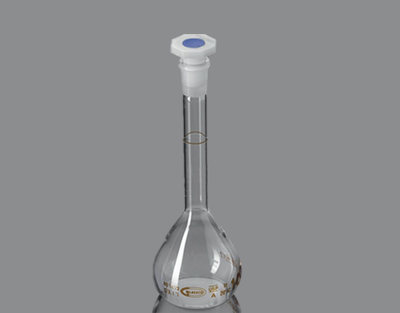 Fiole jaugée A, B.Plastique 14/23, grad.brune 100mL