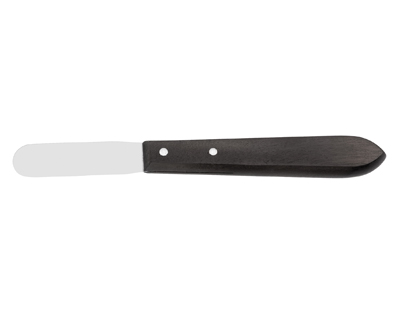 Espátula muy flexible mango madera, L.150mm
