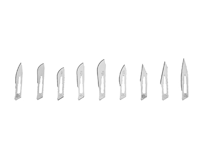 Hojas de bisturí Nº1 (c/10 uds)
