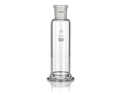 Frasco lavador sin tapa, 250 mL, 29/32