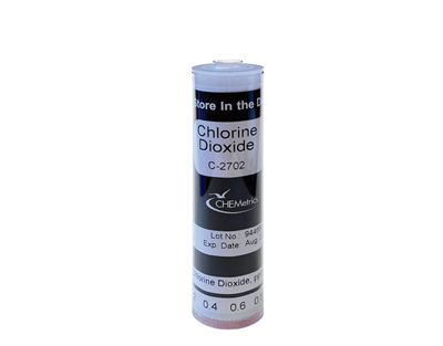 Chlorine Dioxide Comparator (round); 0-2 ppm
