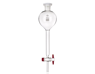 Embudo decantación GILSON 125 ml 19/26 tap. plastico llave vidrio
