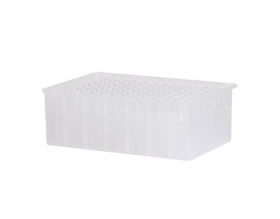Deep well plate, V-bottom square well, b/5