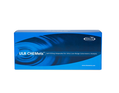 Chlorine (free and total), mét. DDPD 0-0,2 ppm.Type: ULR CHEMets. Refill. 30 det.