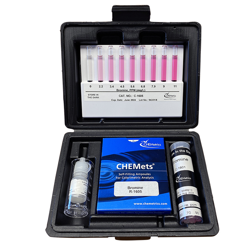 Bromine; 0-2.2 / 0-11 ppm; CHEMETS