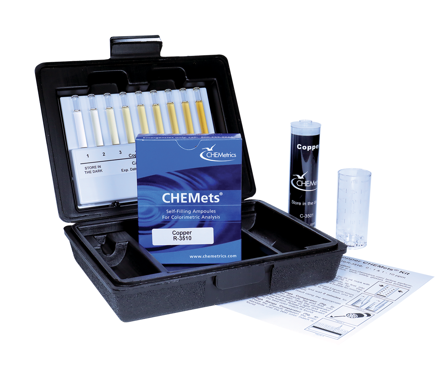 Kit Copper 0-1 & 1-10 ppm