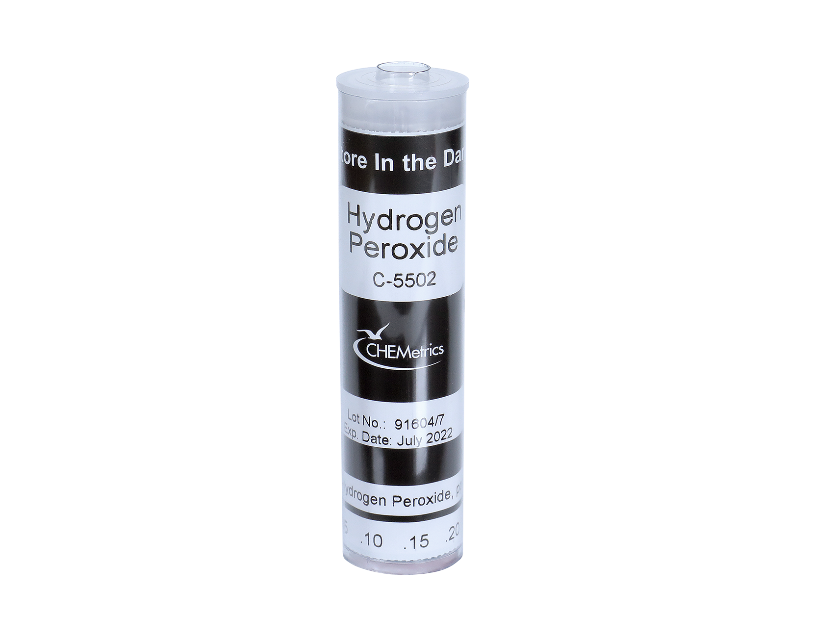 Hydrogen Peroxide Comp. (round); 0-0.50 ppm