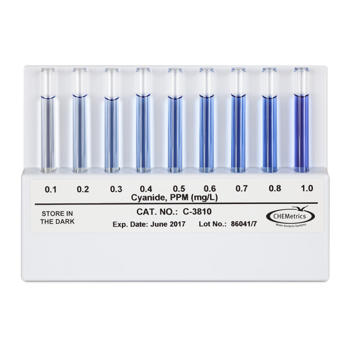 Cyanide Comparator (flat), Free; 0.1-1 ppm