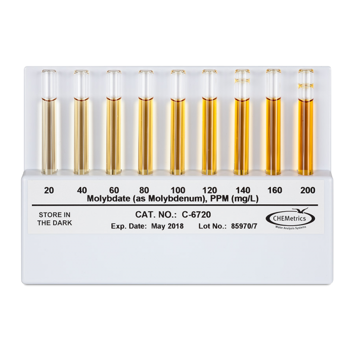 Molybdate Comparator (flat); 20-200 ppm