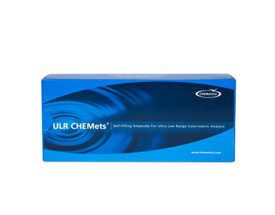 Oxygène (Dissout), 0-20 ppb.Type: ULR CHEMets. Rechange. 30 det.