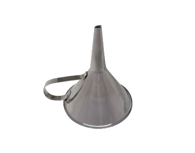 Embudo con asa, acero inox. 304, Ø 100 mm