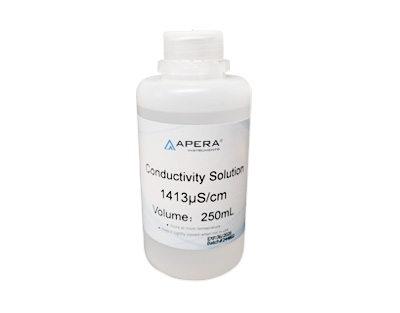 Solución estándar conductividad 1413 µS/cm, 250 mL