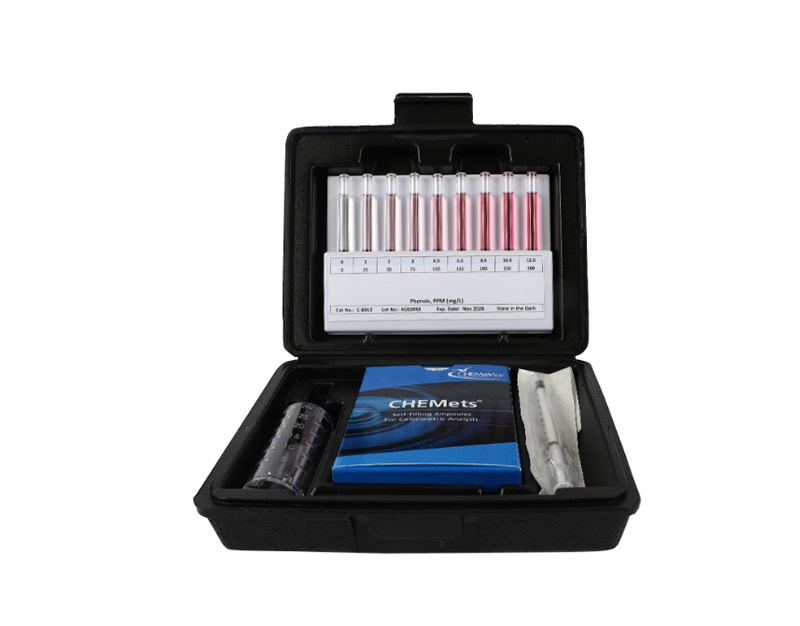 Kit de test des phénols, 0-300 ppm