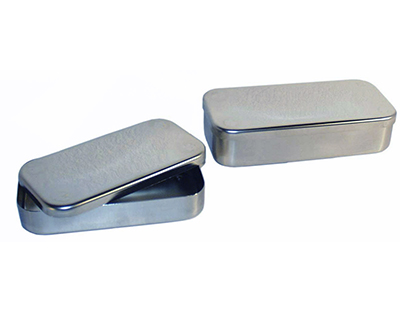 Boîte à instrument aluminium L.215x100xHt.30 mm