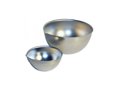 Stainless steel evaporating dish flat bottom 35ml