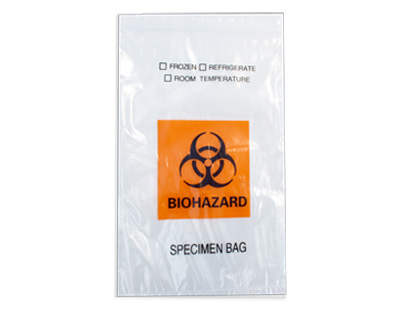 Bolsa doble para transporte de muestras, 100 uds