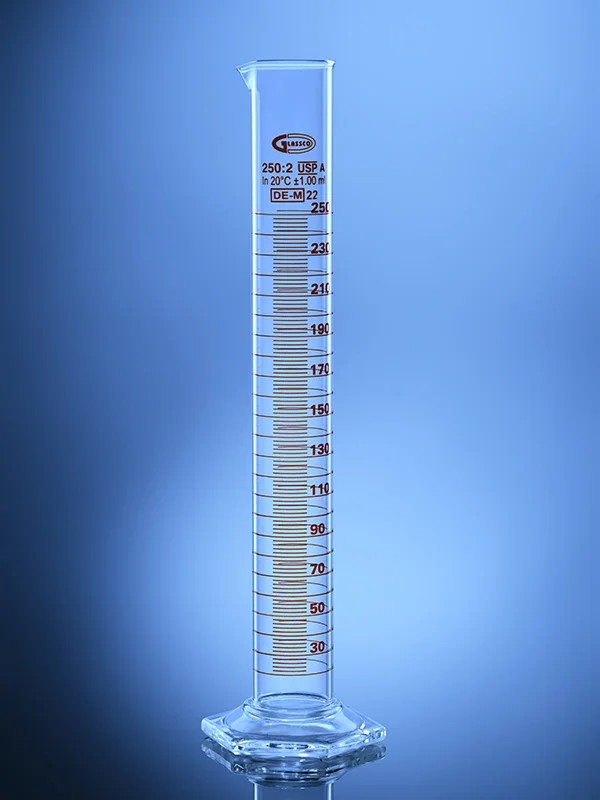 CYLINDRE TARAUDÉ DE DENSITÉ 100 ML ET 250 ML