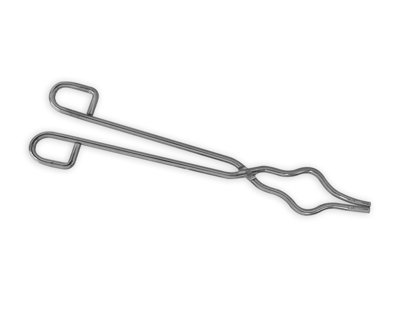 Pince à creusets, acier chromé, 150 mm