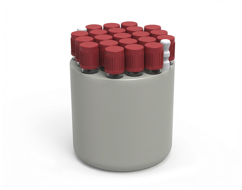 Porte-tube 5mLx84 pour verre GNP026