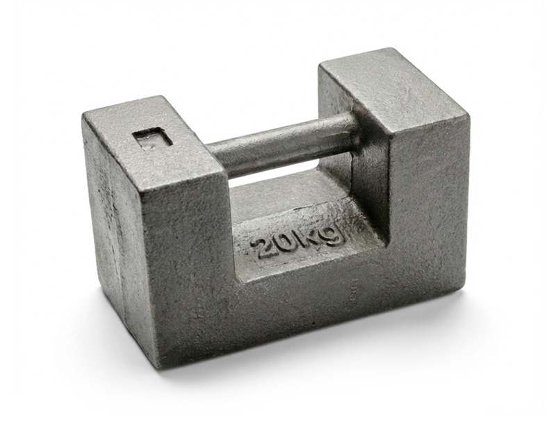 Pesa de bloque M1, 10 Kg